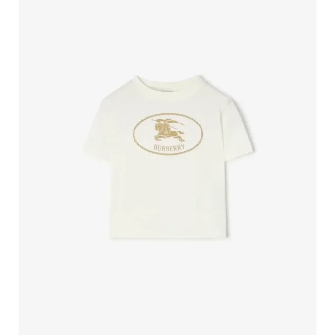 T-shirt in cotone con motivo Knight Stamp