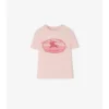 T-shirt in cotone con motivo Knight Stamp