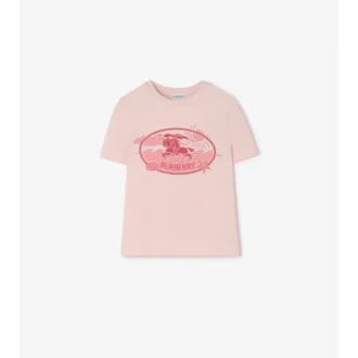 T-shirt in cotone con motivo Knight Stamp