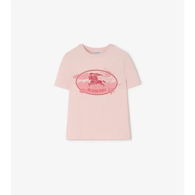 T-shirt in cotone con motivo Knight Stamp