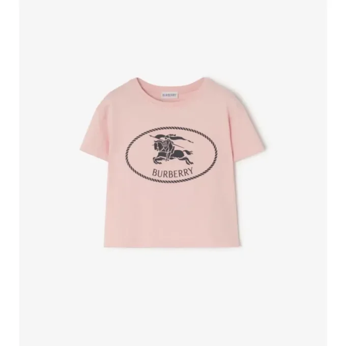T-shirt in cotone con motivo Knight Stamp