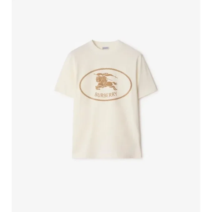 T-shirt in cotone con motivo Knight Stamp