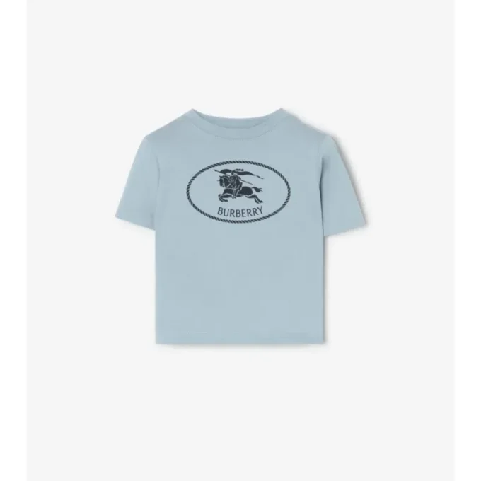 T-shirt in cotone con motivo Knight Stamp
