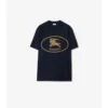 T-shirt in cotone con motivo Knight Stamp
