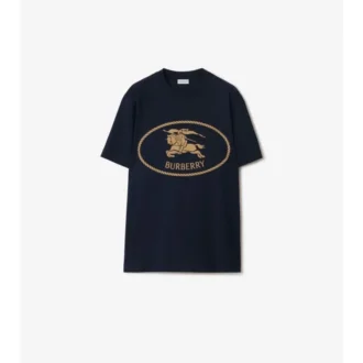 T-shirt in cotone con motivo Knight Stamp