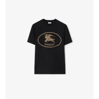 T-shirt in cotone con motivo Knight Stamp