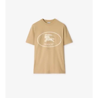 T-shirt in cotone con motivo Knight Stamp