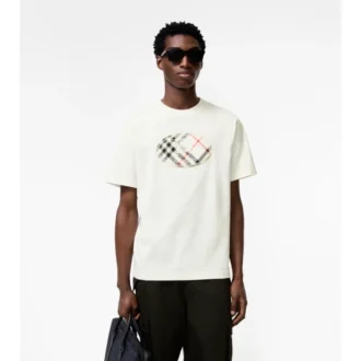 T-shirt in cotone con motivo Knight Stamp
