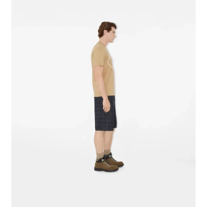 T-shirt in cotone con motivo Knight Stamp