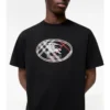 T-shirt in cotone con motivo Knight Stamp