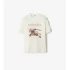 T-shirt in cotone con ricamo EKD