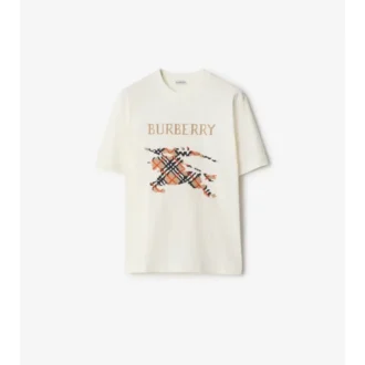 T-shirt in cotone con ricamo EKD