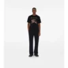 T-shirt in cotone con ricamo EKD