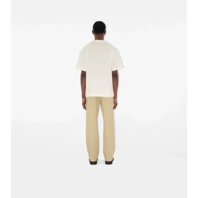 T-shirt in cotone con ricamo EKD
