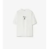 T-shirt in cotone con rose