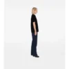 T-shirt in cotone con tasca a quadri
