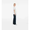 T-shirt in cotone con tasca a quadri
