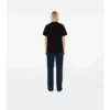 T-shirt in cotone con tasca a quadri