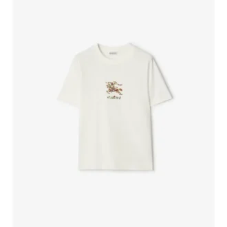 T-shirt in cotone EKD a motivi floreali