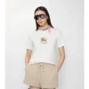 T-shirt in cotone EKD a motivi floreali