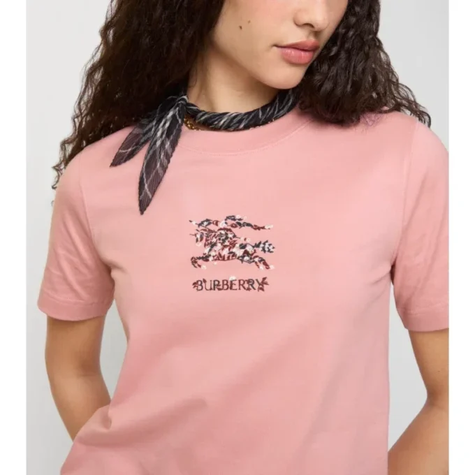 T-shirt in cotone EKD a motivi floreali