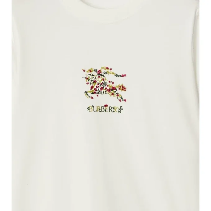 T-shirt in cotone EKD a motivi floreali