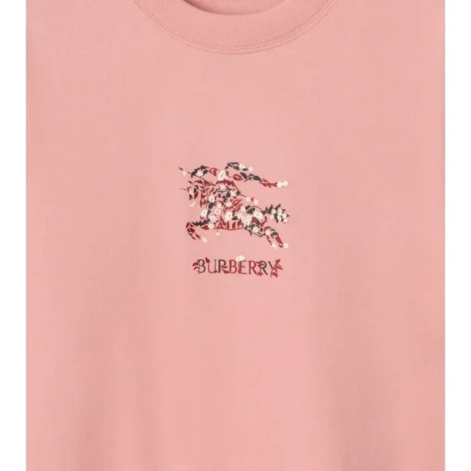 T-shirt in cotone EKD a motivi floreali