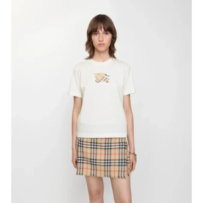 T-shirt in cotone EKD Check