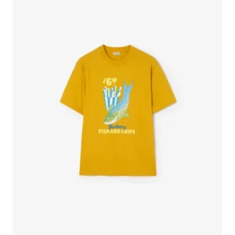 T-shirt in cotone Fish and Chips