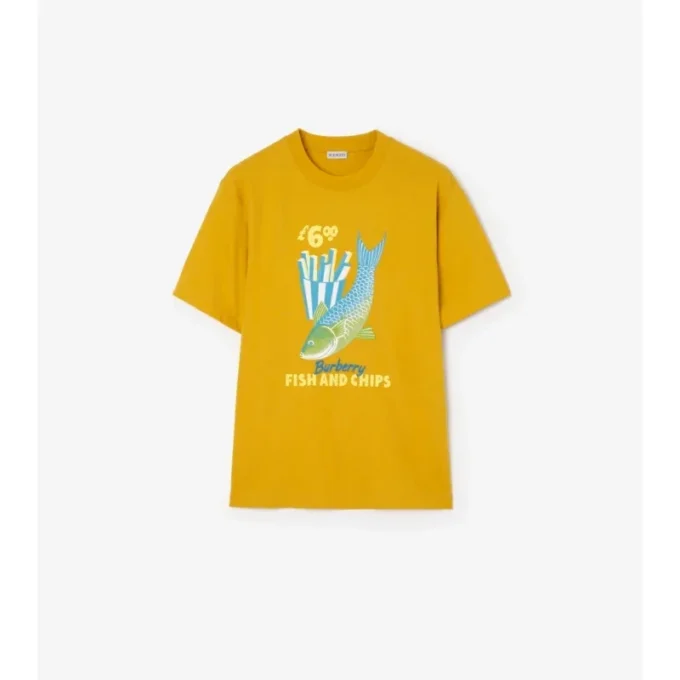 T-shirt in cotone Fish and Chips