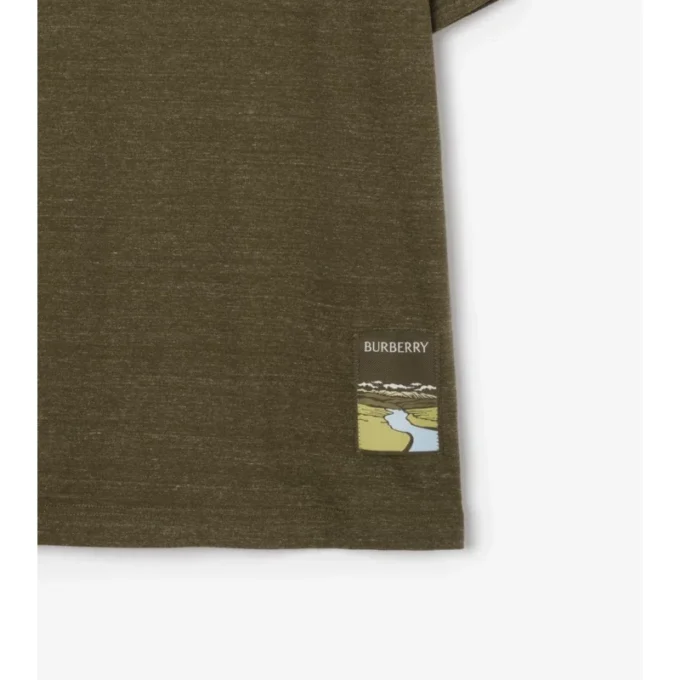 T-shirt in cotone Landscape Label