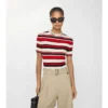 T-shirt in lana a righe