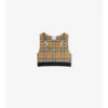 Top a reggiseno con motivo a quadri