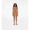 Top bikini a quadri