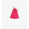 Top bikini con bordi a quadri