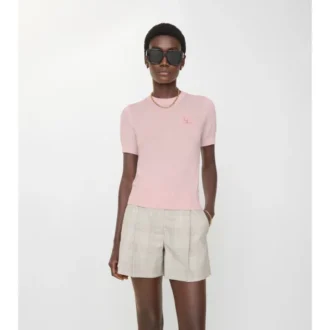 Top in misto lana e cotone EKD