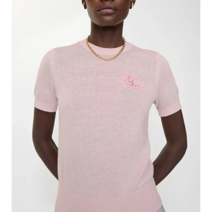 Top in misto lana e cotone EKD