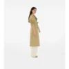 Trench Castleford con collo lungo a quadri