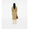 Trench Castleford con collo lungo a quadri