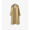 Trench Castleford con collo lungo a quadri
