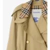 Trench Castleford con collo lungo a quadri