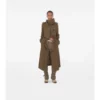 Trench Coat con lunga sciarpa in seta