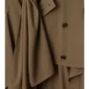 Trench Coat con lunga sciarpa in seta