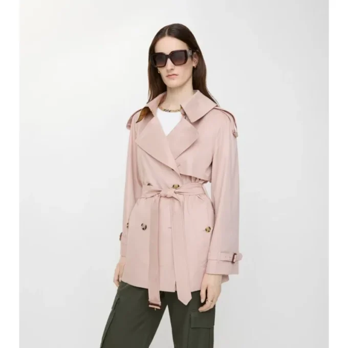 Trench Coat corto Fitzrovia in Tropical Gabardine
