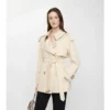 Trench Coat corto Fitzrovia in Tropical Gabardine