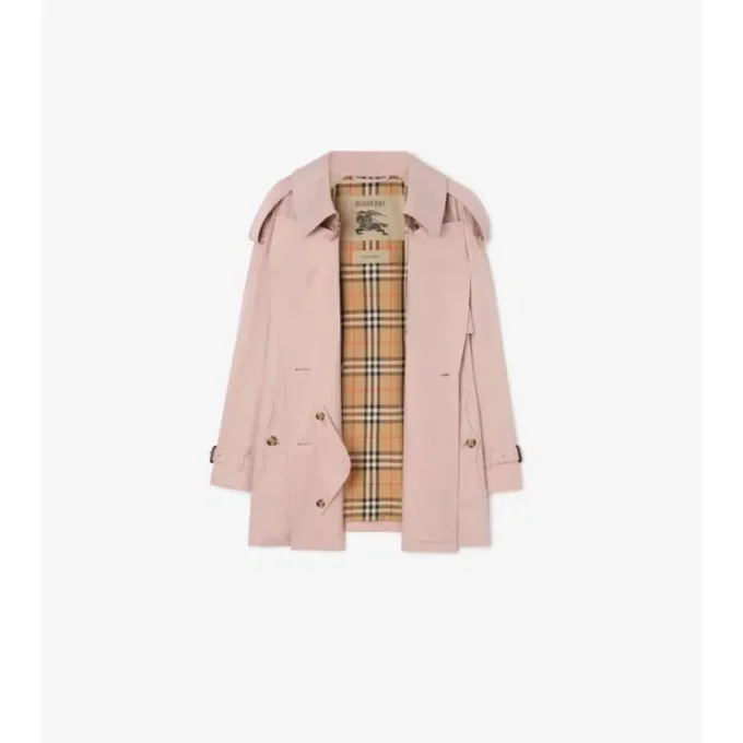 Trench Coat corto Fitzrovia in Tropical Gabardine
