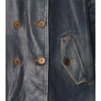 Trench Coat corto in Denim