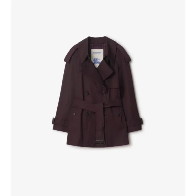 Trench Coat corto in Gabardine Fitzrovia