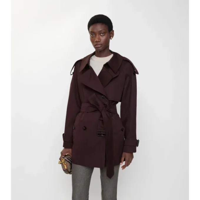 Trench Coat corto in Gabardine Fitzrovia