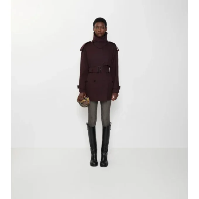 Trench Coat corto in Gabardine Fitzrovia